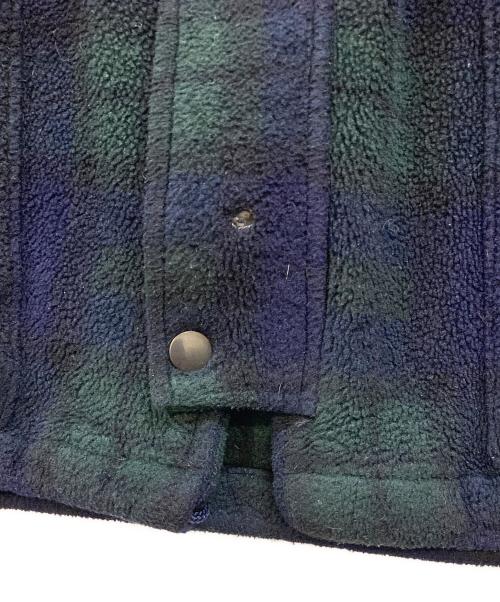 POLO RALPH LAUREN（ポロ・ラルフローレン）POLO RALPH LAUREN (ポロ・ラルフローレン) フリースブラックウォッチパーカー グリーン サイズ:Ｌの古着・服飾アイテム