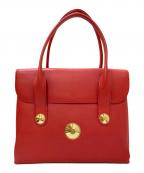 MCMエムシーエム）の古着「ハンドバッグ」｜レッド