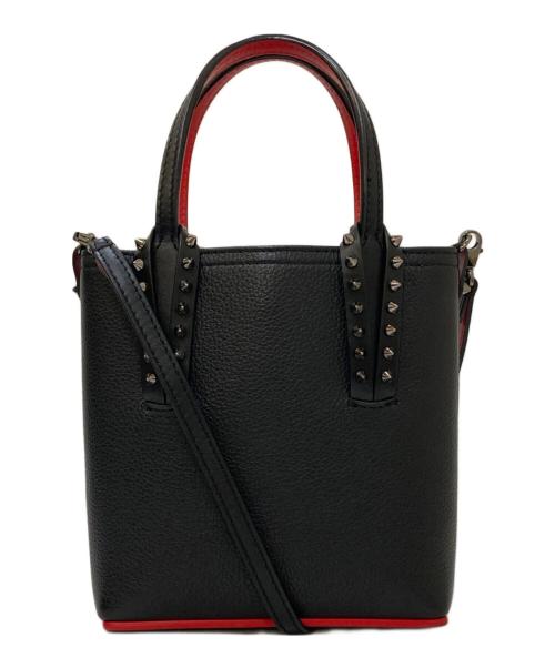Christian Louboutin（クリスチャン・ルブタン）Christian Louboutin (クリスチャン・ルブタン) Cabata N/S mini ブラック×レッドの古着・服飾アイテム