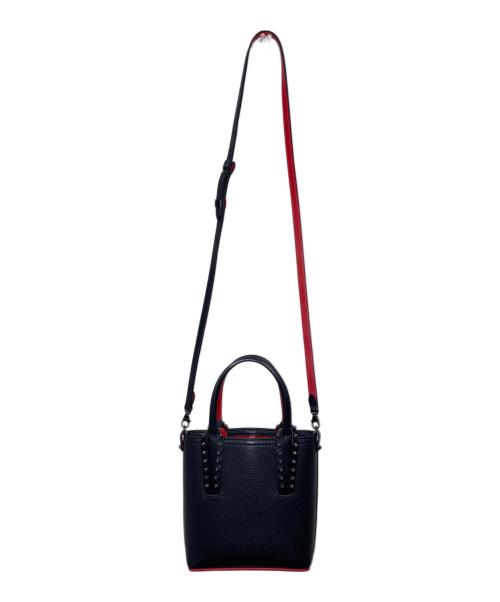Christian Louboutin（クリスチャン・ルブタン）Christian Louboutin (クリスチャン・ルブタン) Cabata N/S mini ブラック×レッドの古着・服飾アイテム