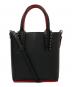 Christian Louboutin（クリスチャン・ルブタン）の古着「Cabata N/S mini」｜ブラック×レッド