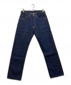 EVISU×WAREHOUSEエヴィス×ウエアハウス）の古着「別注9001 赤耳セルビッジデニムパンツ」｜インディゴ