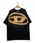 DIESEL（ディーゼル）の古着「T-BOXT-BLEACH Tシャツ」｜ブラック