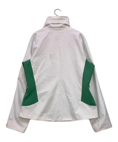 Patagonia（パタゴニア）Patagonia (パタゴニア) Powder Bowl Jacket ホワイト×グリーン サイズ:Lの古着・服飾アイテム