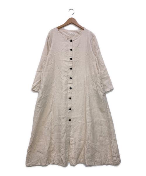 johanna mieli（ヨハンナ ミエリ）johanna mieli (ヨハンナ ミエリ) リネンワンピース アイボリー サイズ:下記参照の古着・服飾アイテム