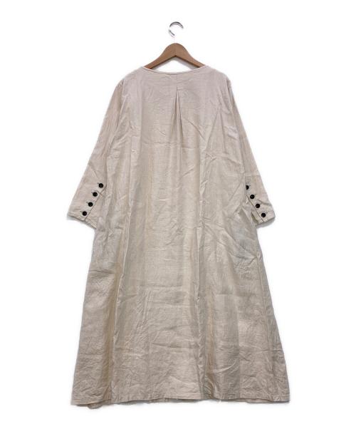 johanna mieli（ヨハンナ ミエリ）johanna mieli (ヨハンナ ミエリ) リネンワンピース アイボリー サイズ:下記参照の古着・服飾アイテム