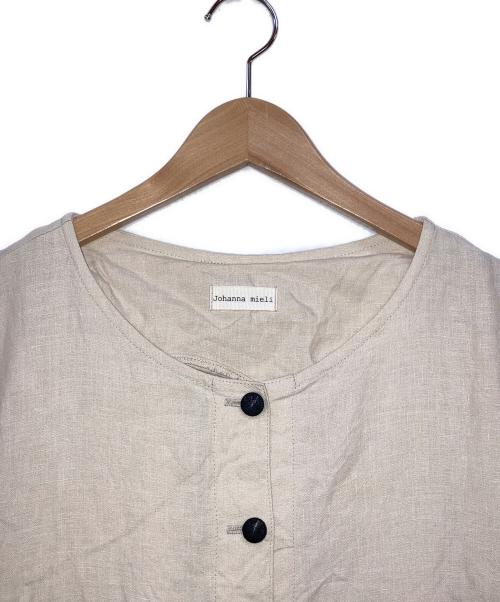 johanna mieli（ヨハンナ ミエリ）johanna mieli (ヨハンナ ミエリ) リネンワンピース アイボリー サイズ:下記参照の古着・服飾アイテム