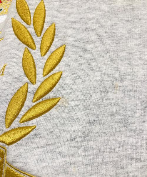 KITH（キス）KITH (キス) Crest Crewneck Light Heather Grey 刺繍スウェット グレー サイズ:XLの古着・服飾アイテム
