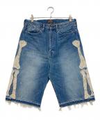 KAPITAL KOUNTRYキャピタルカントリー）の古着「14oz Bone Denim 5P Shorts デニムパンツ」｜ブルー