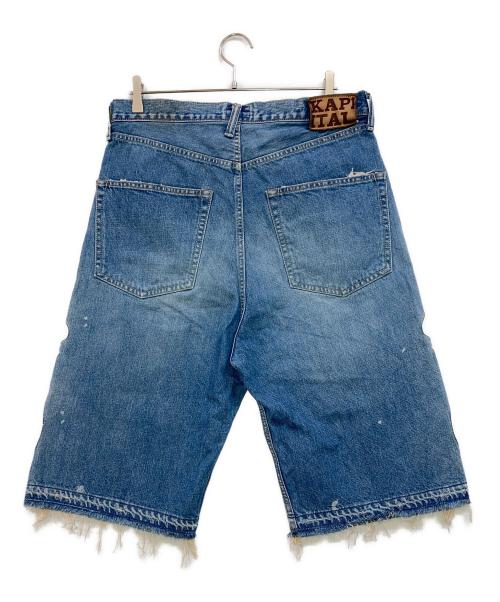 KAPITAL KOUNTRY（キャピタルカントリー）KAPITAL KOUNTRY (キャピタルカントリー) 14oz Bone Denim 5P Shorts デニムパンツ ブルー サイズ:34の古着・服飾アイテム