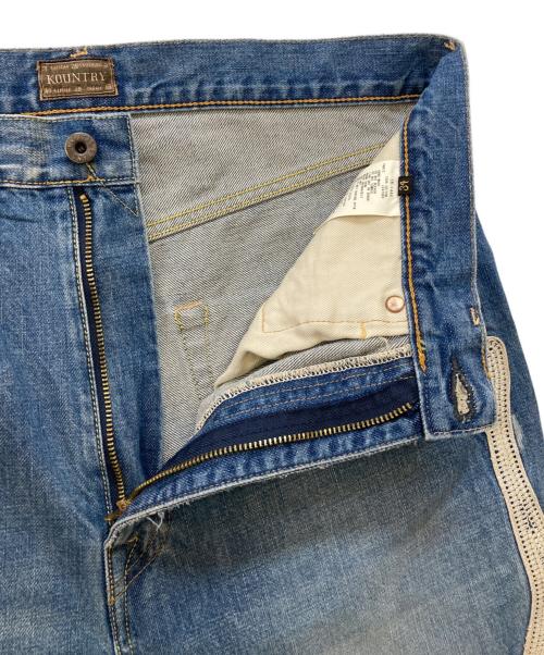 KAPITAL KOUNTRY（キャピタルカントリー）KAPITAL KOUNTRY (キャピタルカントリー) 14oz Bone Denim 5P Shorts デニムパンツ ブルー サイズ:34の古着・服飾アイテム
