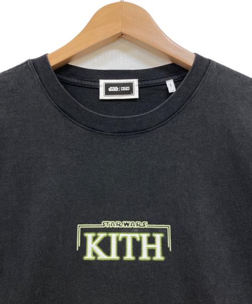 KITH（キス）KITH (キス) STAR WARS (スターウォーズ) Green Glow Vintage Tee プリントTシャツ ブラック サイズ:Lの古着・服飾アイテム