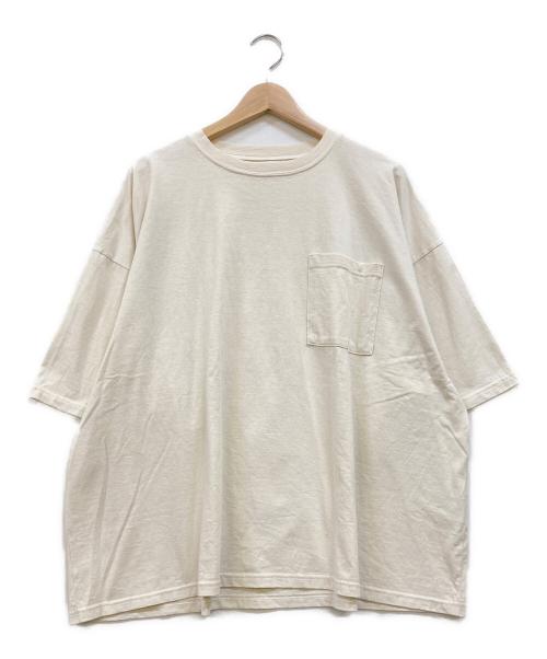 KAPITAL（キャピタル）KAPITAL (キャピタル) ボーンプリント 天竺 2TONE BIGポケTシャツ トリコロールカラー サイズ:下記参照の古着・服飾アイテム