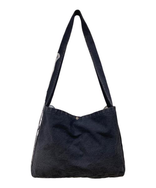 KAPITAL（キャピタル）KAPITAL (キャピタル) KOUNTRY Bone Book bag ボーンショルダーバッグ ブラックの古着・服飾アイテム