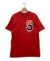 stussy（ステューシー）の古着「プリントTシャツ」｜レッド