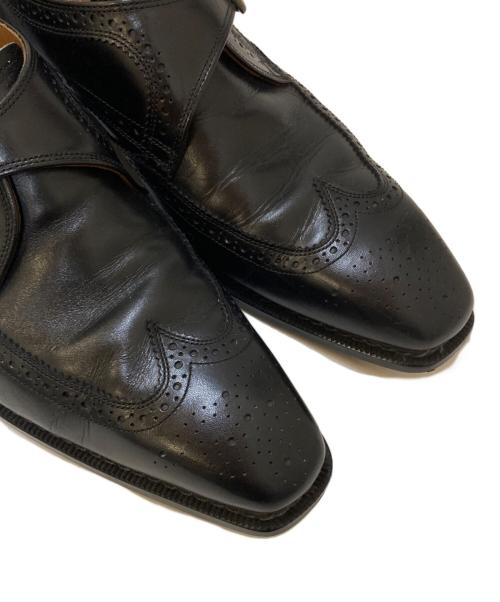 REGAL（リーガル）REGAL (リーガル) ダブルモンクウイングチップシューズ ブラック サイズ:25の古着・服飾アイテム