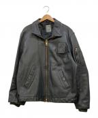 French Armyフランス軍）の古着「TAP French Air Force Flight Jacket」｜ブラック