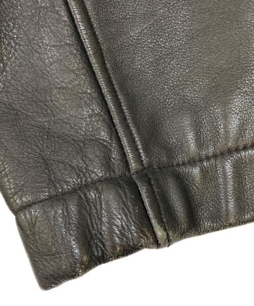 French Army（フランス軍）French Army (フレンチアーミー) TAP French Air Force Flight Jacket ブラック サイズ:52の古着・服飾アイテム