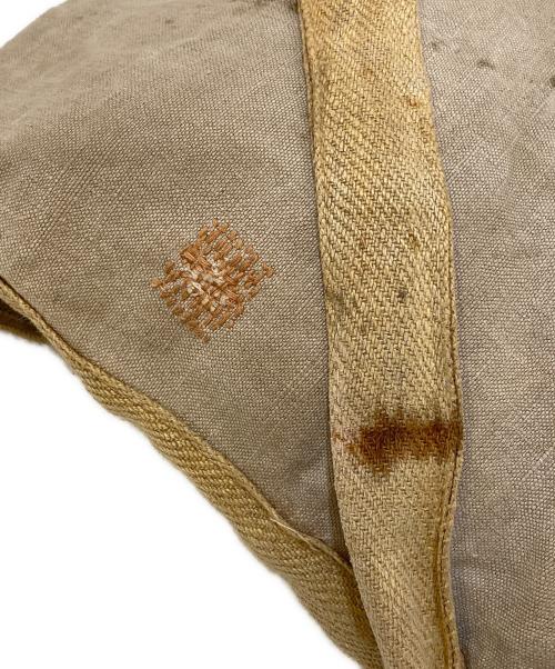 French Army（フランス軍）French Army (フレンチアーミー) リネンショルダーバッグ ベージュの古着・服飾アイテム