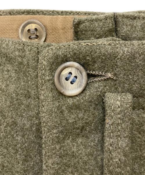 German Army（ドイツ軍）German Army (ドイツ軍) 40s サスペンターウールパンツ グリーン サイズ:下記参照の古着・服飾アイテム