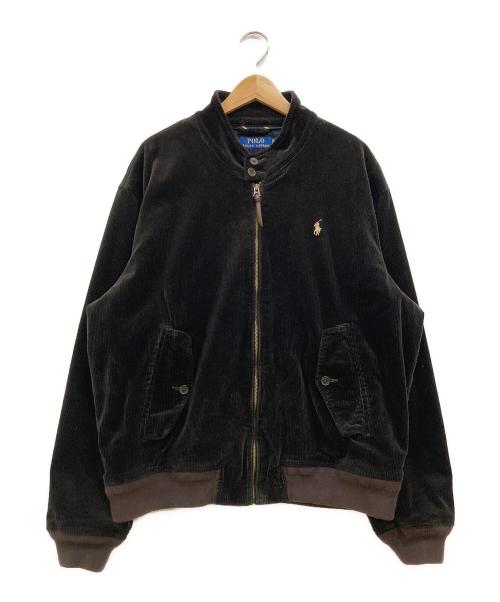 POLO RALPH LAUREN（ポロ・ラルフローレン）POLO RALPH LAUREN (ポロ・ラルフローレン) コーズハリントンジャケット ブラウン サイズ:XLの古着・服飾アイテム