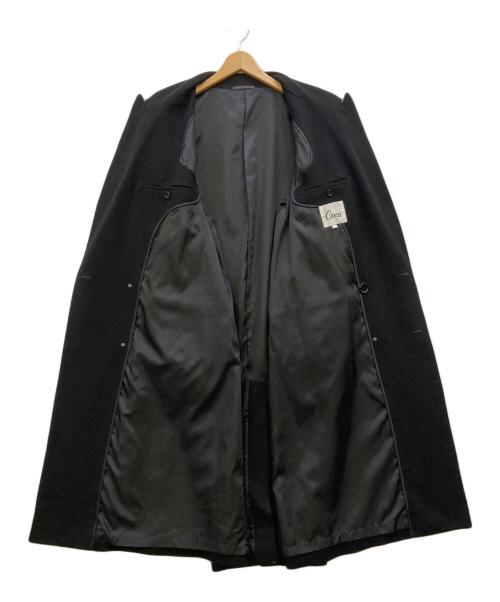 Caro（キャロ）CARO (キャロ) カシミヤコート ブラック サイズ:Lの古着・服飾アイテム