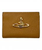 Vivienne Westwoodヴィヴィアンウエストウッド）の古着「ゴールドオーブ コインケース」｜ブラウン