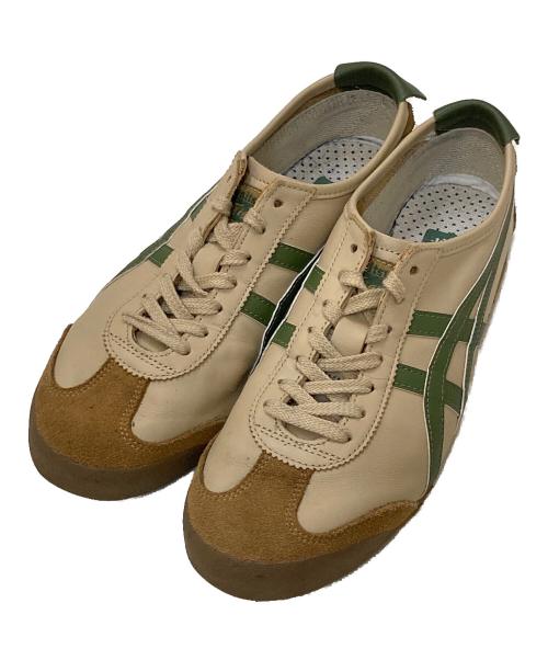Onitsuka Tiger（オニツカタイガー）Onitsuka Tiger (オニツカタイガー) MEXICO 66 ローカットスニーカー ベージュ サイズ:26㎝の古着・服飾アイテム