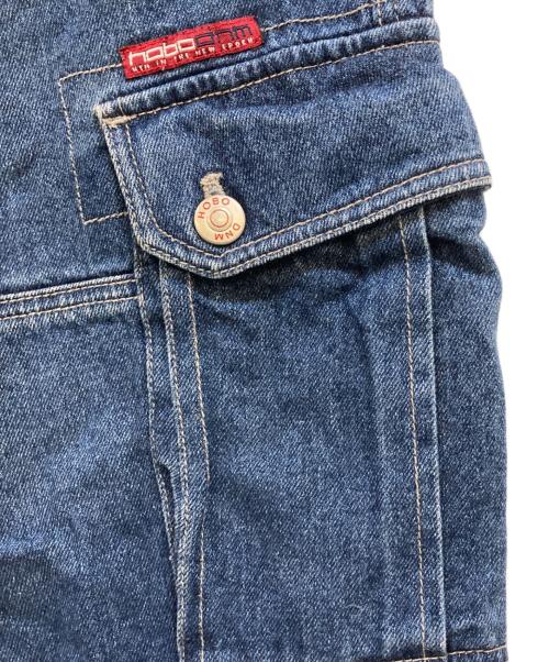 hobo（ホボ）hobo (ホボ) ワイドデニムカーゴパンツ ブルー サイズ:W76cmの古着・服飾アイテム