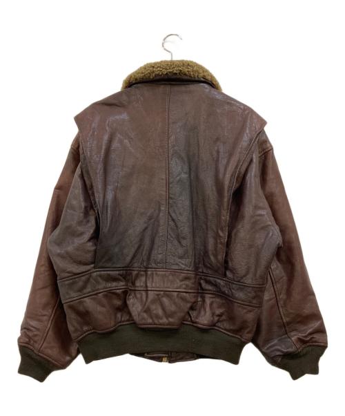 AVIREX（アヴィレックス）AVIREX (アヴィレックス) G-1 レザージャケット ブラウン サイズ:Lの古着・服飾アイテム