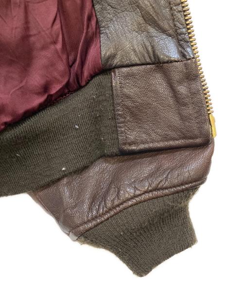 AVIREX（アヴィレックス）AVIREX (アヴィレックス) G-1 レザージャケット ブラウン サイズ:Lの古着・服飾アイテム