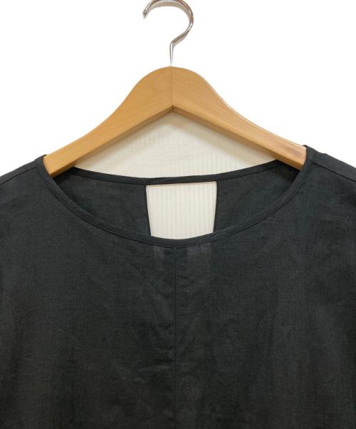 CITYSHOP（シティショップ）CITYSHOP (シティショップ) リネンマキシドレスワンピース ブラック サイズ:38の古着・服飾アイテム