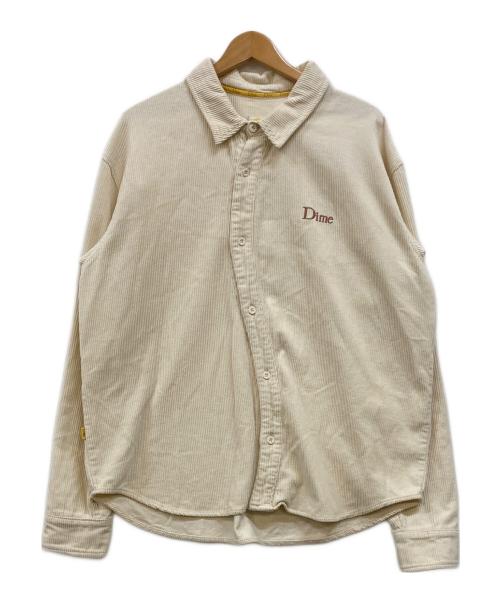 Dime（ダイム）Dime (ダイム) ウェーブコーデュロイシャツ ベージュ サイズ:Lの古着・服飾アイテム