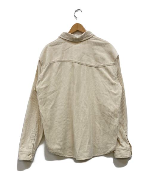 Dime（ダイム）Dime (ダイム) ウェーブコーデュロイシャツ ベージュ サイズ:Lの古着・服飾アイテム