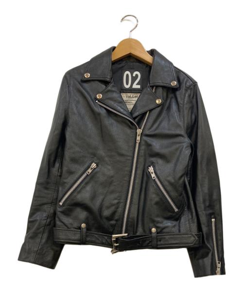 VaLLet（ヴァレット）VaLLet (ヴァレット) レザーダブルライダースジャケット ブラック サイズ:Mの古着・服飾アイテム