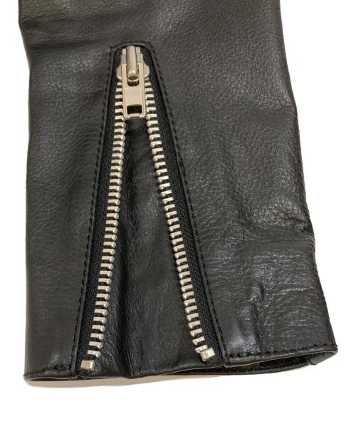 VaLLet（ヴァレット）VaLLet (ヴァレット) レザーダブルライダースジャケット ブラック サイズ:Mの古着・服飾アイテム