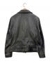 VaLLet (ヴァレット) レザーダブルライダースジャケット ブラック サイズ:M：14000円
