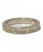 TIFFANY & Co.ティファニー）の古着「ノーツナローリング」｜シルバー