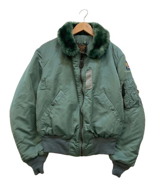AVIREX（アヴィレックス）AVIREX (アヴィレックス) B-15D フライトジャケット グリーン サイズ:Mの古着・服飾アイテム
