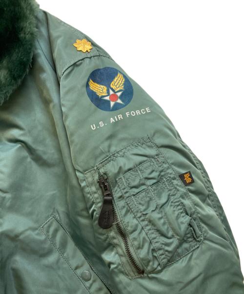 AVIREX（アヴィレックス）AVIREX (アヴィレックス) B-15D フライトジャケット グリーン サイズ:Mの古着・服飾アイテム