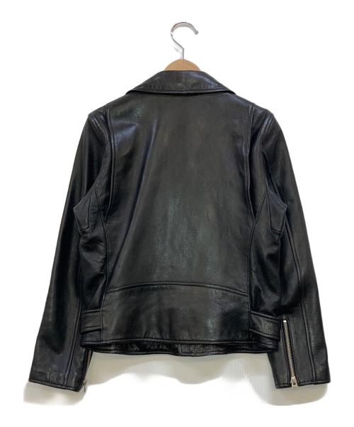 beautiful people（ビューティフルピープル）beautiful people (ビューティフルピープル) シープスキンダブルライダースジャケット ブラック サイズ:150の古着・服飾アイテム