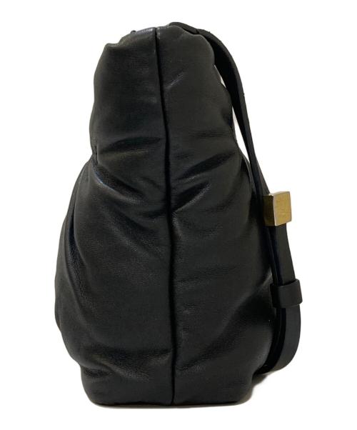 ZANCHETTI（ザンケッティー）ZANCHETTI (ザンケッティー) puffyショルダーバッグ ブラックの古着・服飾アイテム