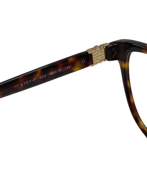 BVLGARI（ブルガリ）BVLGARI (ブルガリ) 伊達眼鏡 眼鏡フレーム ブラウン サイズ:56□16 140の古着・服飾アイテム