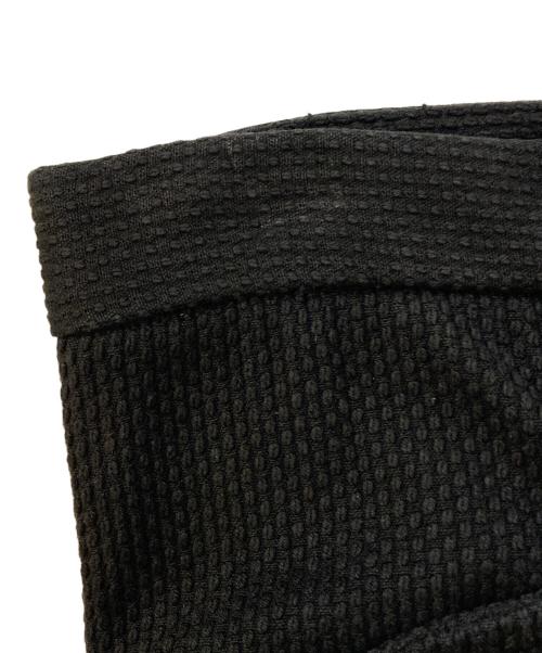 KOZABURO（コウザブロウ）KOZABURO (コウザブロウ) 3D SHAPED TROUSERS - SASHIKO 刺し子シェープドトラウザーズパンツ ブラックの古着・服飾アイテム