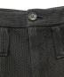 中古・古着 KOZABURO (コウザブロウ) 3D SHAPED TROUSERS - SASHIKO 刺し子シェープドトラウザーズパンツ ブラック：16000円