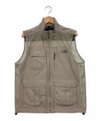 THE NORTH FACEザ ノース フェイス）の古着「TREKKER VEST トレッカーメッシュベスト」｜ベージュ