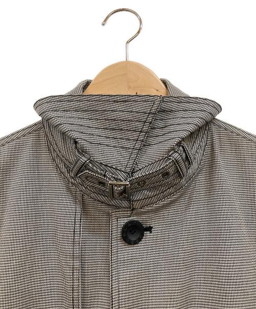 BURBERRY BLACK LABEL（バーバリーブラックレーベル）BURBERRY BLACK LABEL (バーバリーブラックレーベル) 裏地ノバチェックステンカラーコート アイボリー×ブラック サイズ:Mの古着・服飾アイテム