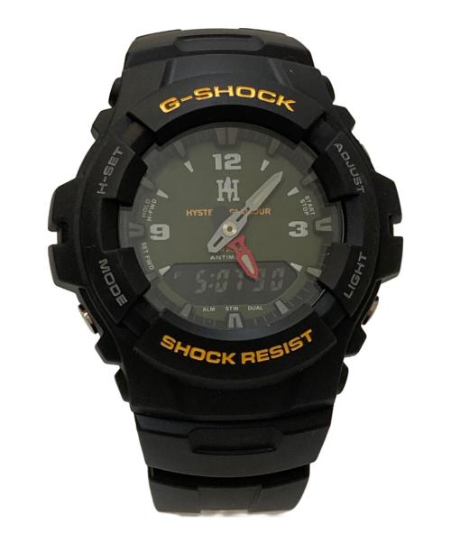 G-SHOCK（ジーショック）G-SHOCK (ジーショック) Hysteric Glamour (ヒステリックグラマー) G-100-IBJF 腕時計 ブラック×カーキの古着・服飾アイテム