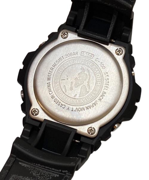 G-SHOCK（ジーショック）G-SHOCK (ジーショック) Hysteric Glamour (ヒステリックグラマー) G-100-IBJF 腕時計 ブラック×カーキの古着・服飾アイテム