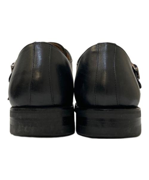 EDWARD ALLAN（エドワードアレン）EDWARD ALLAN (エドワードアレン) ダブルモンクストラップシューズ ブラック サイズ:40の古着・服飾アイテム